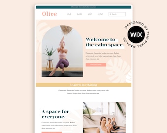 Bohemian Wix Website Template: Modern Services Theme
