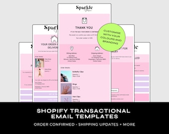 Shopify Email Templates | Order Confirmation, Shipping & Transactional Emails