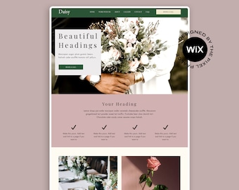 Wix-websitesjabloon: fotografie, mode, klein bedrijf (bewerkbaar)