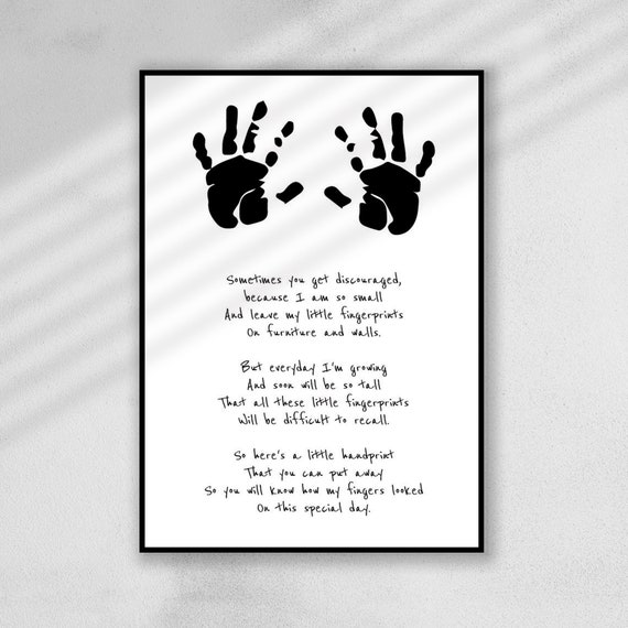 diy baby handprint