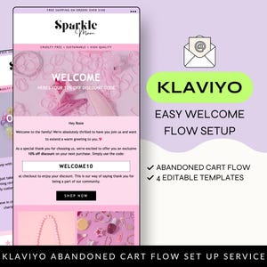 Klaviyo を使用したウェルカム メール テンプレート、Klaviyo 自動フロー、klaviyo フローにご登録いただきありがとうございます。