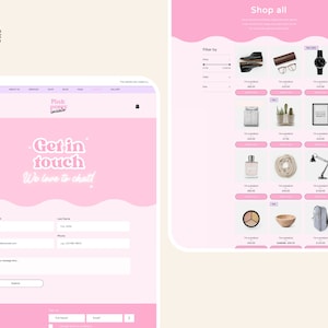 May include: A website screenshot showing a contact form with fields for first name, last name, email, phone, and message. The website is for a company called Pink Pony Social.