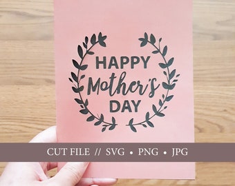 Download Mothers Day Card Svg Etsy SVG, PNG, EPS, DXF File