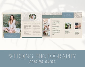 pricing list template photography, pricing guide, photography pricing template, pricing list, pricing list template, price list, Canva