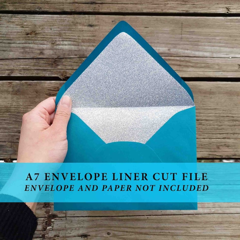A7 envelope liner SVG envelope liner DIY envelope liner Etsy