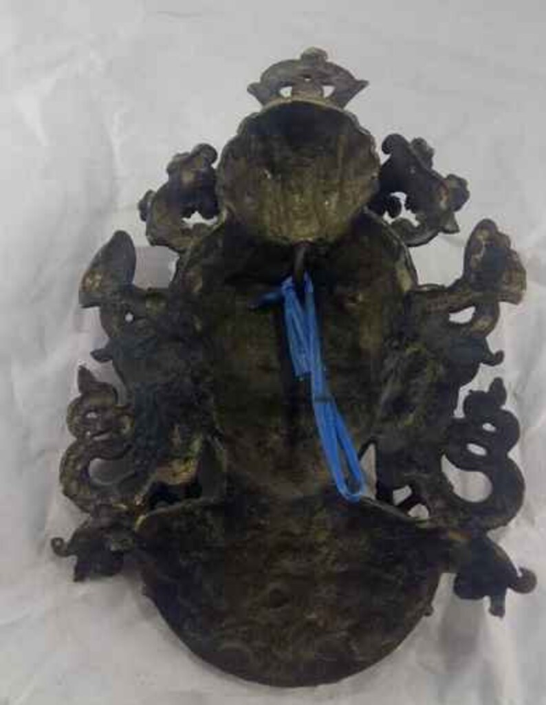 Green tara metal wall hanging