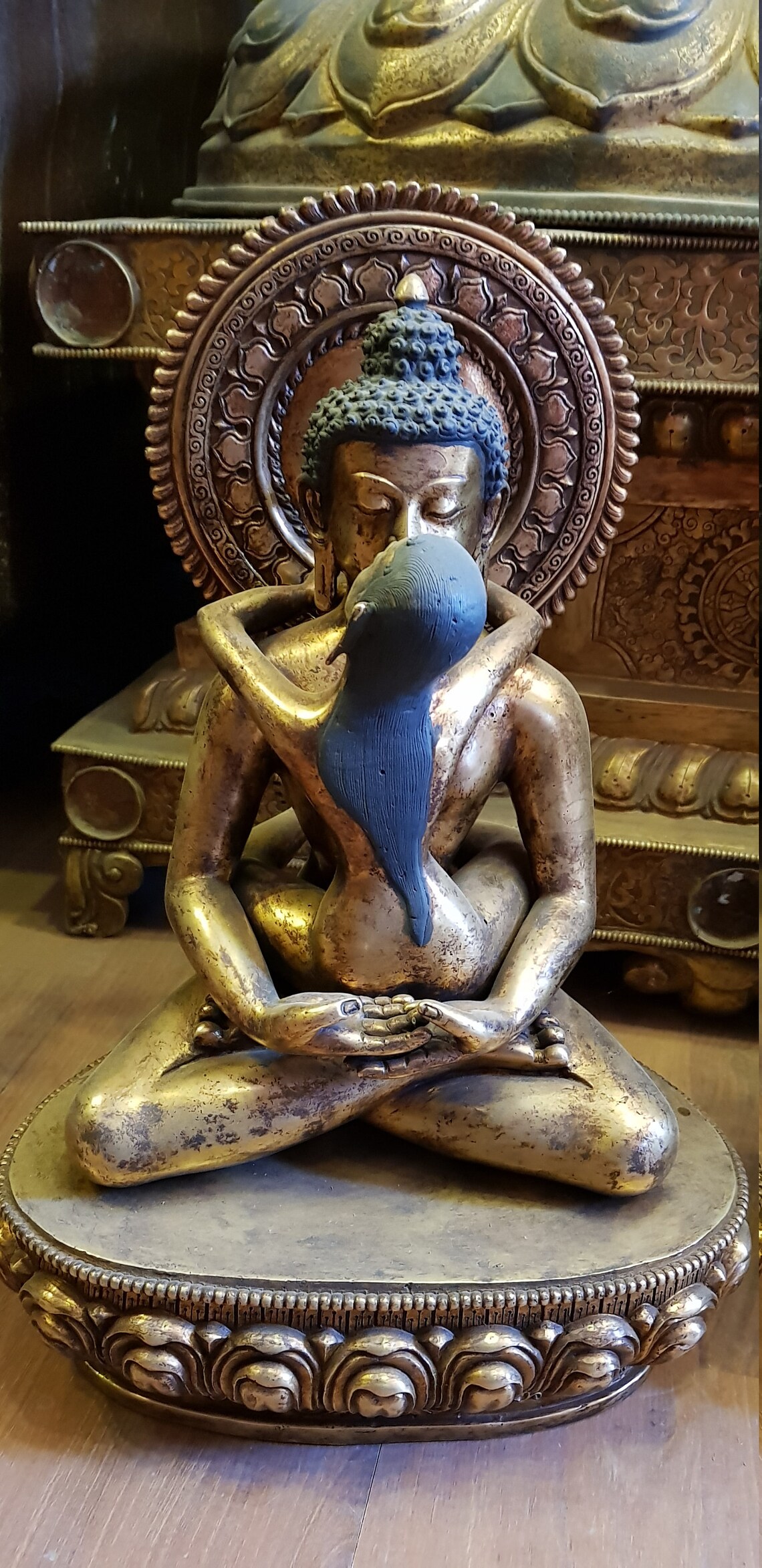 Statue of Buddha Shakti Statue Etsy
