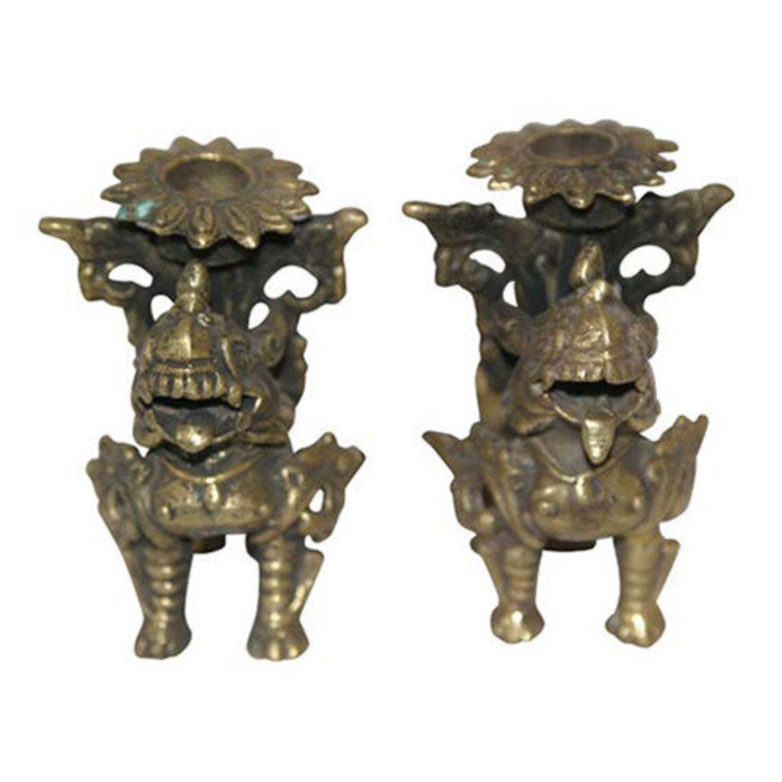 Lion candle holder Etsy