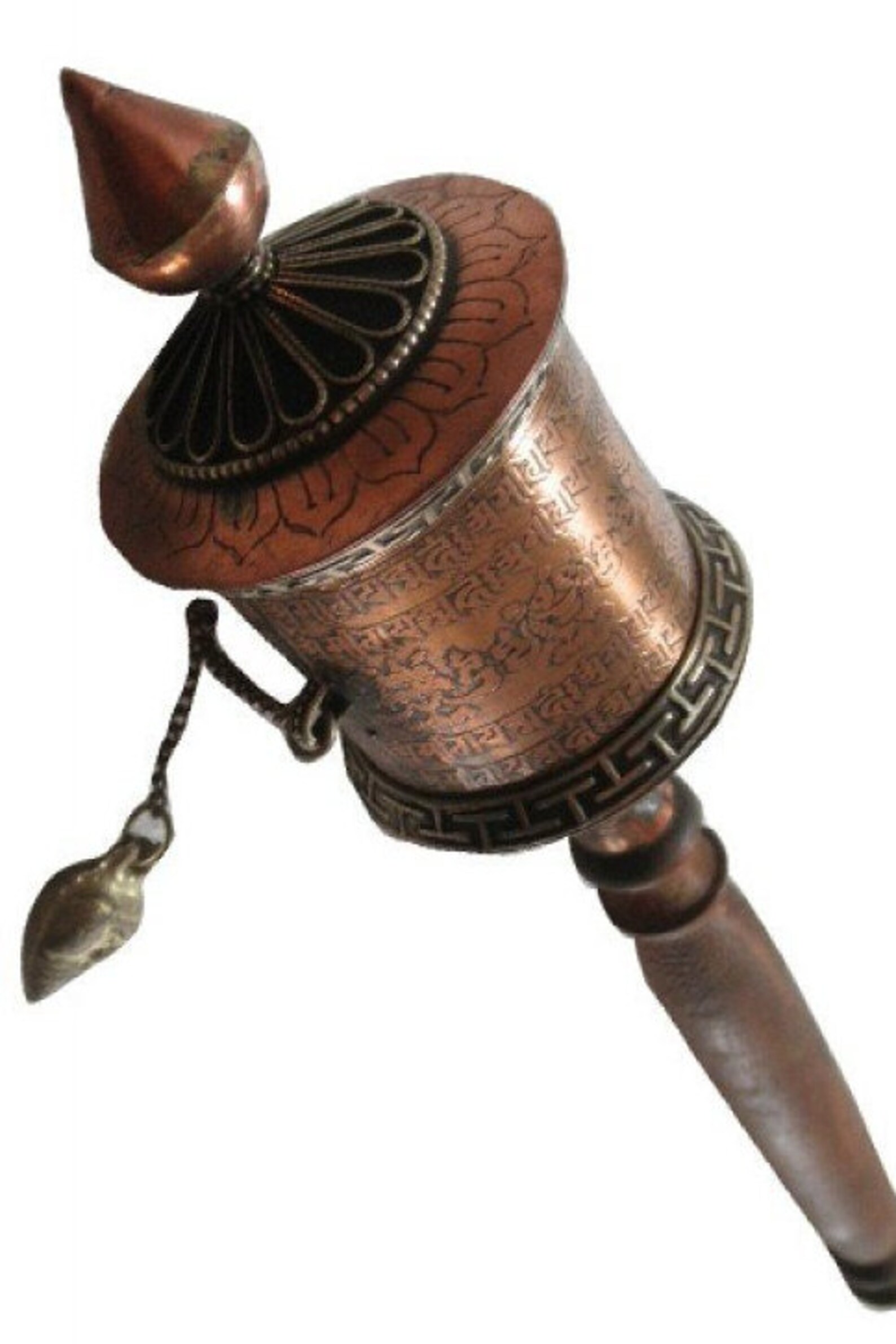 Copper Tibetan Hand Prayers Wheel Etsy