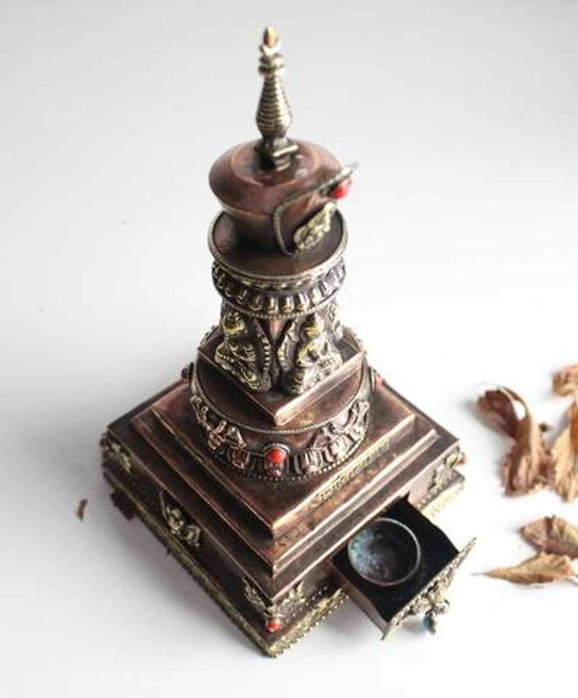 Copper with Incense Burner Etsy
