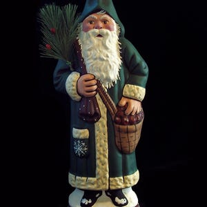 Chalkware St. Nicholas, Santa, Belsnickle from Chocolate Mold #75