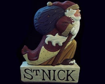 Modern Chalkware Santa #2