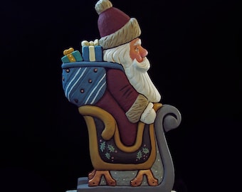 Modern Chalkware Santa #1