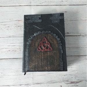 Book of shadows, grimoire, black magic book, wicca, old diary