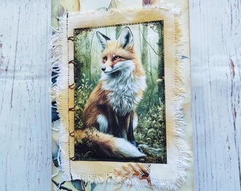 Enchanted forest junk journal, Nature junk journal handmade, Memory journal, Woodland junk journal