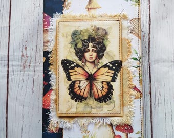 Vintage fairy junk journal, Fantasy junk journal handmade, Memory journal, Vintage fairy journal