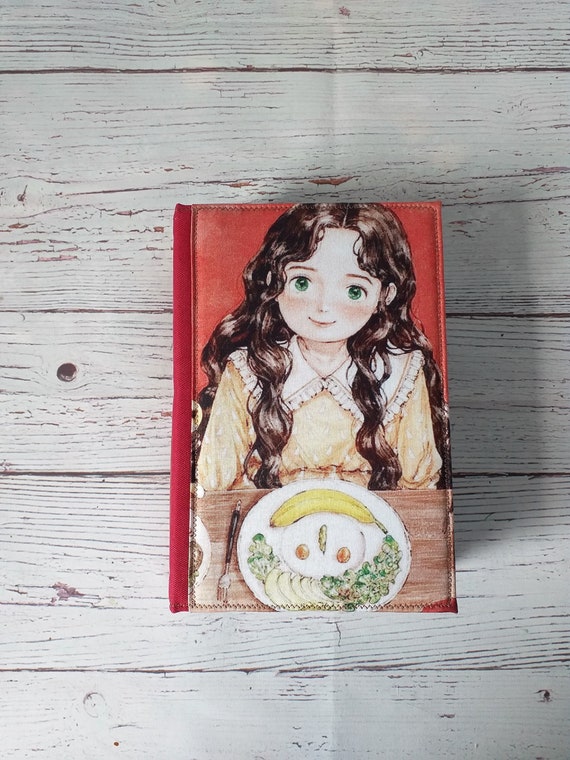 Cuaderno de recetas de tela reciclada, libro de recetas hecho a mano, diario de cocina, regalo cumpleaños para madre