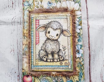 Vintage farmhouse junk journal handmade, Cottage journal, Memory journal