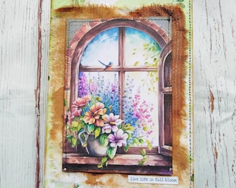 Spring garden junk journal, junk journal handmade, spring journal, garden journal for women