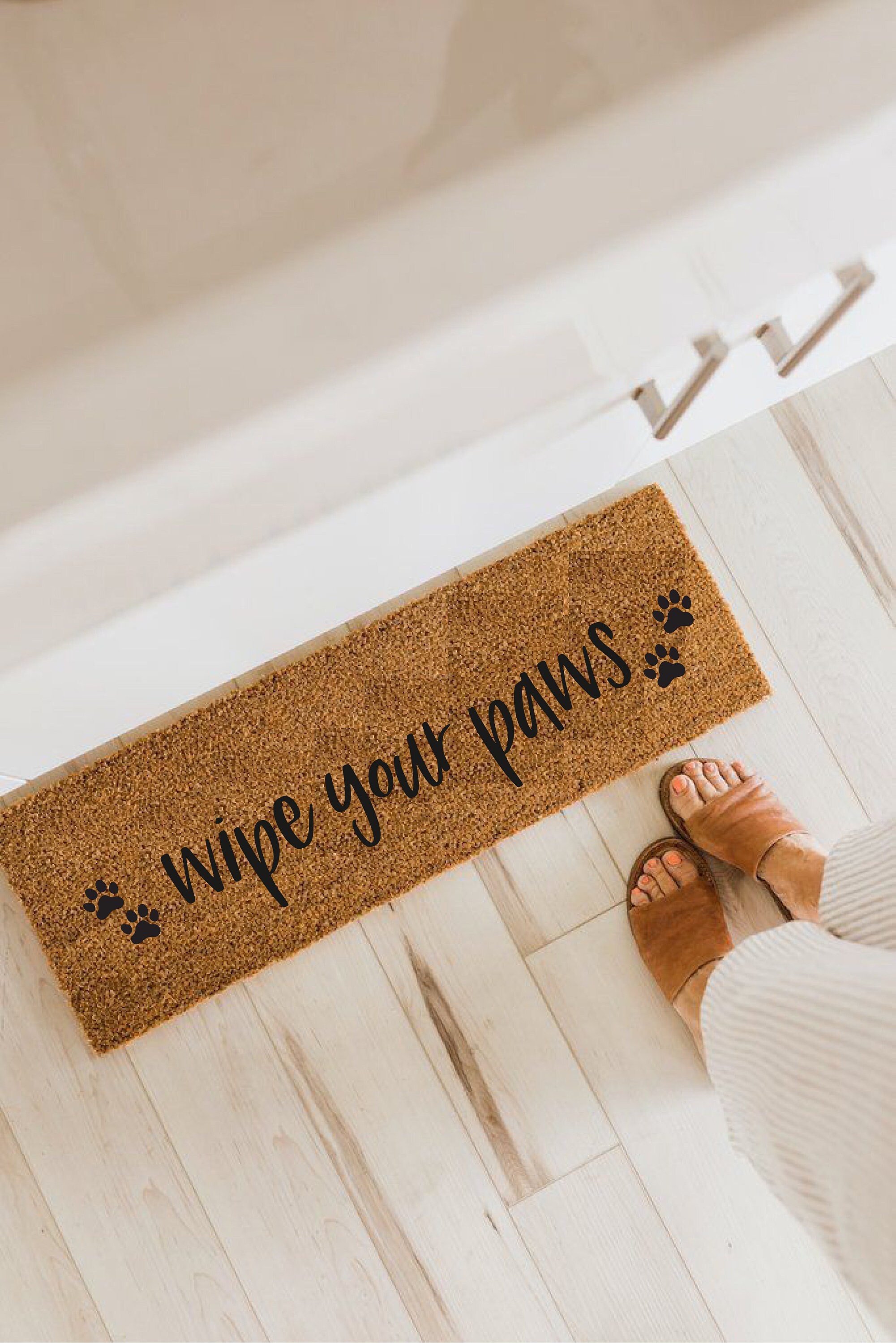 Wipe Your Paws Funny Door mat rug Mat Doormat Etsy