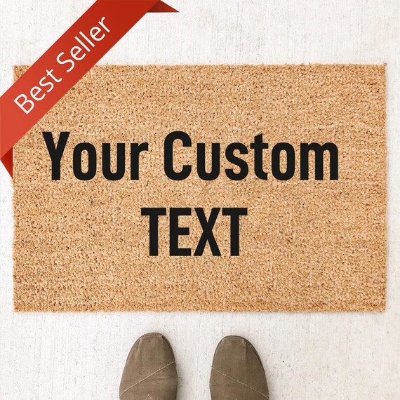Custom Doormat/ Custom Door Mat/ Housewarming Gift/ Birthday Etsy