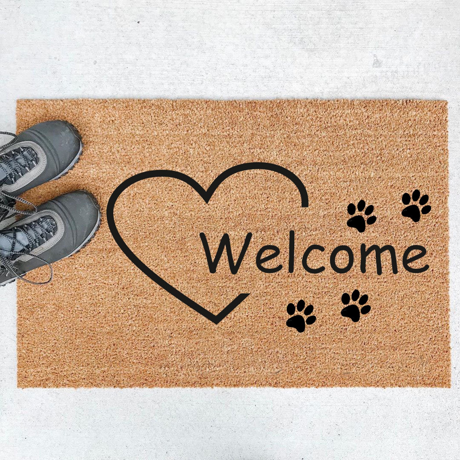 Dog Paws Doormat Dog Doormat Gifts for Dog Lover Etsy