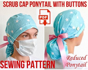 Printable Scrub Cap Etsy