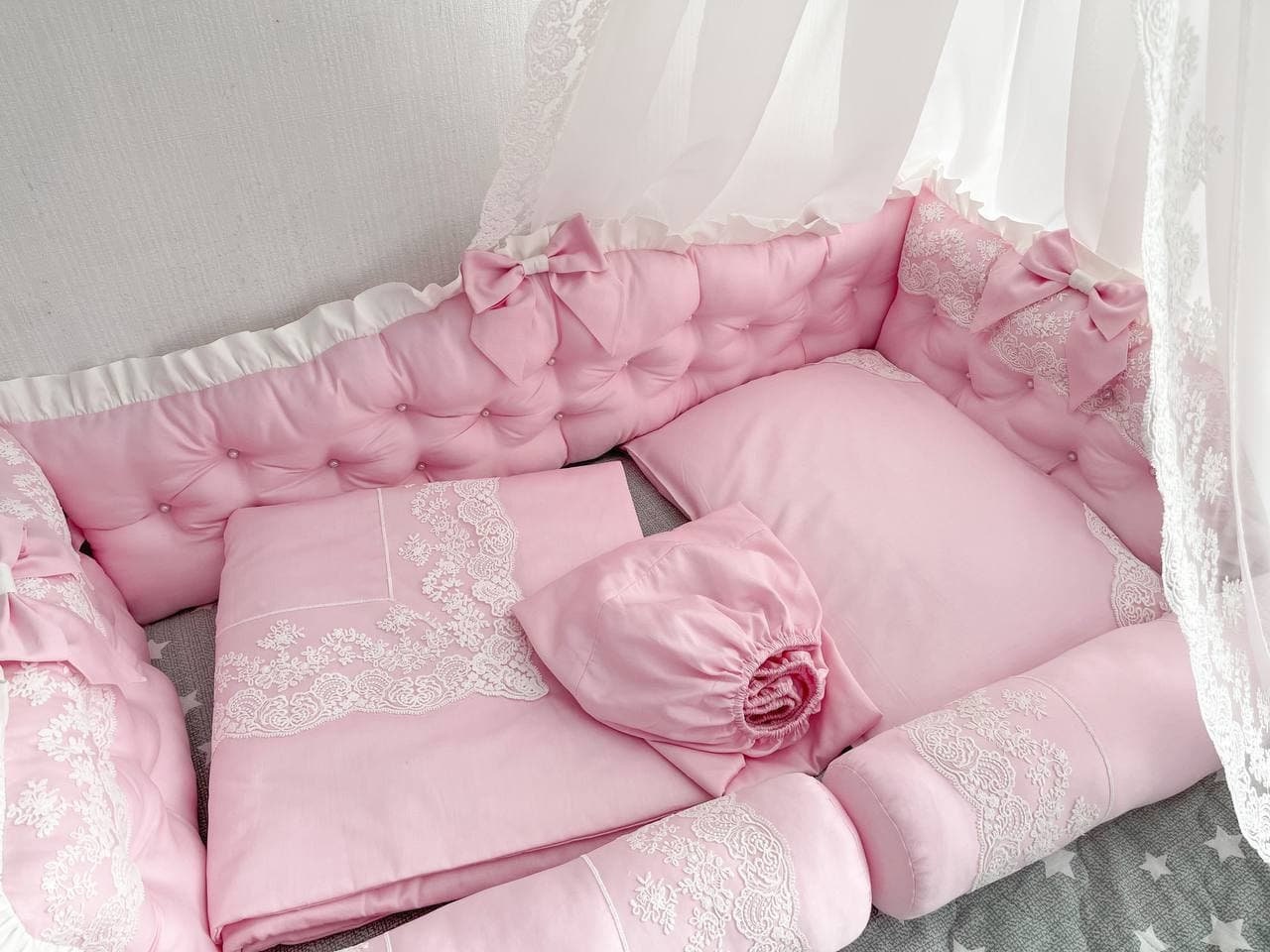 Crib Bumper Pads Crib Bumper Pillows Baby Girl Crib Bedding Etsy