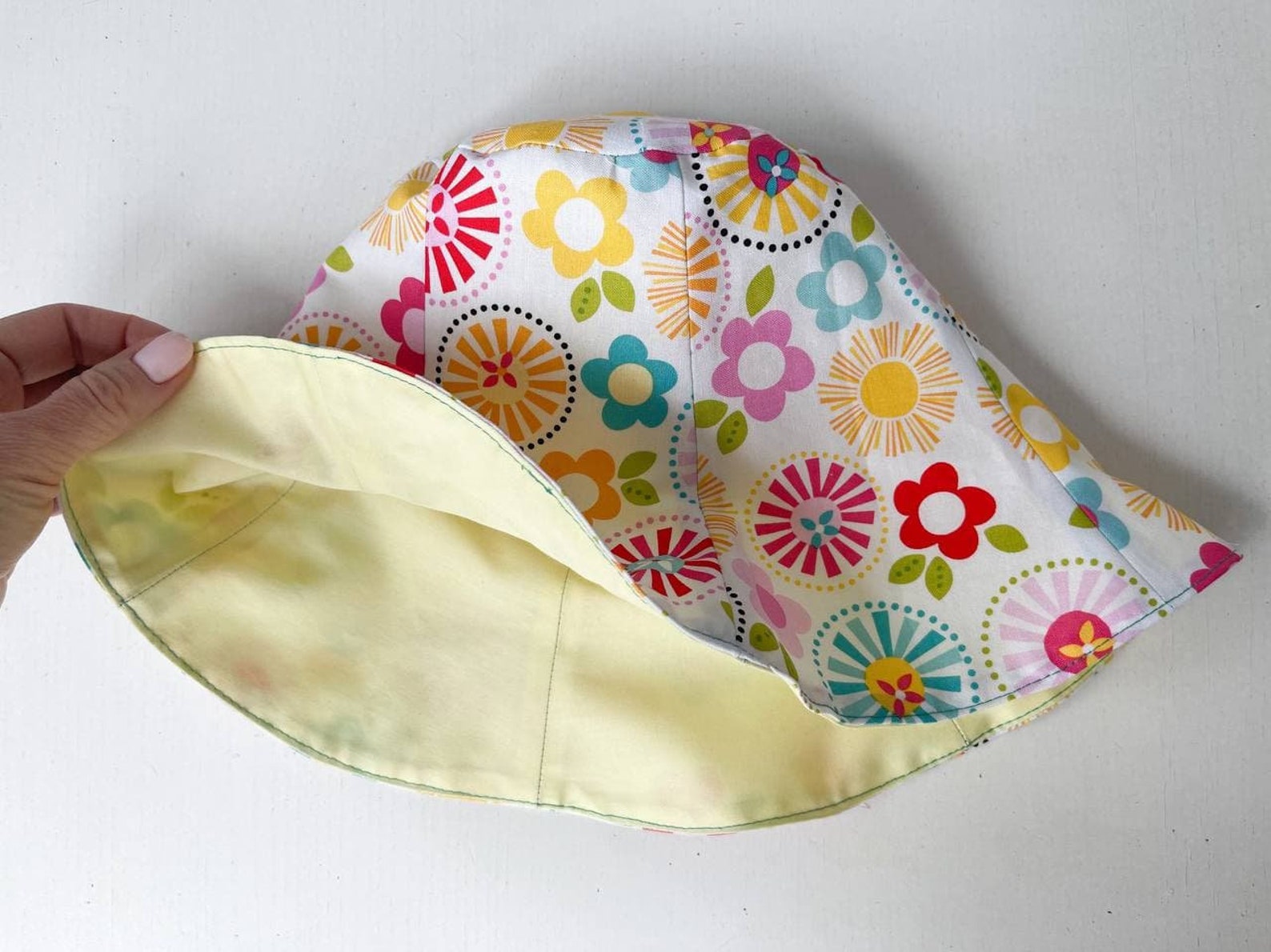Reversible Bucket Hat Sewing Pattern and Instructions Super Etsy