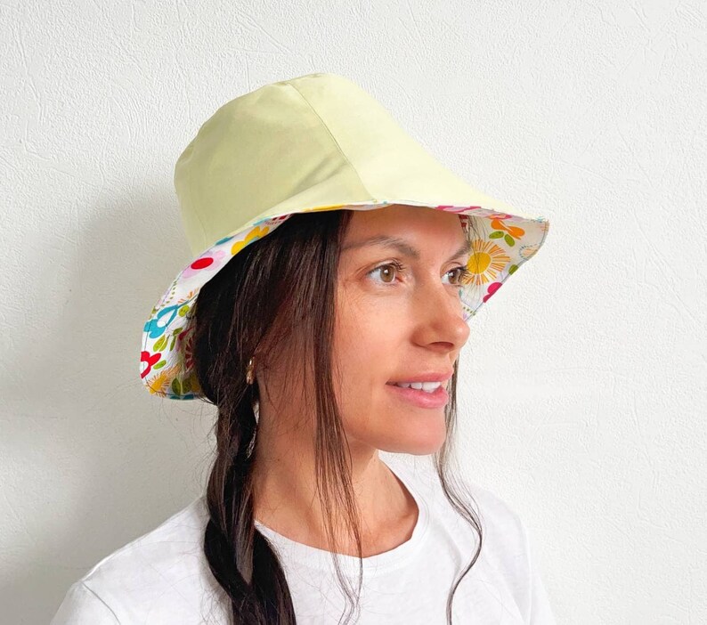Reversible Bucket Hat Sewing Pattern and Instructions Super Etsy