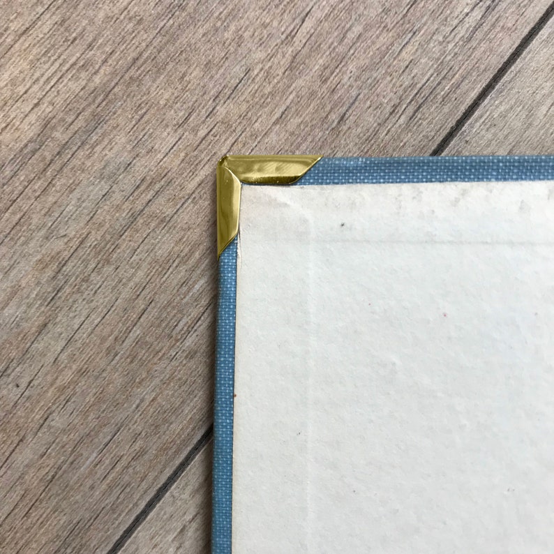 Buchecken aus Metall 16 x 16 x 3,5 mm Farbe: silber, gold od. schwarz Buchbeschlag Schutzecken Eckenschutz Taschenecken Bild 6