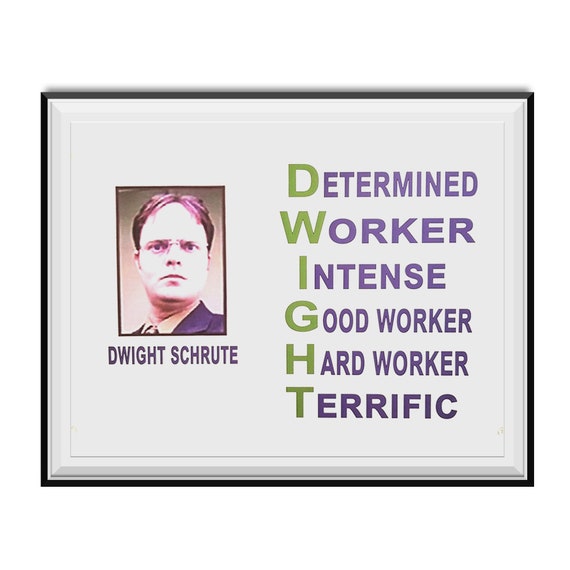 The Office Dwight S Org Chart