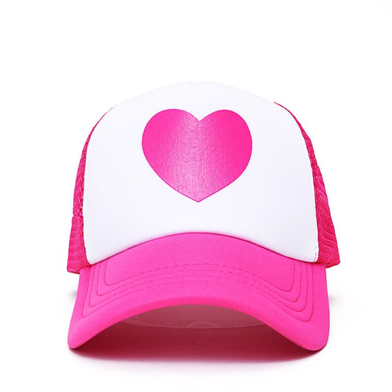 pink trucker cap