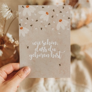 1. Geburtstag Mädchen Blumen Waldtiere Baby Babyparty Einladung Kindergeburtstag erster Geburtstag boho