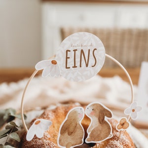 24 Stück Cupcake-Topper Für Den 1. Geburtstag – Glitzernd, Roségold, 7x10 Cm Für Babyparty & Kuchendekoration