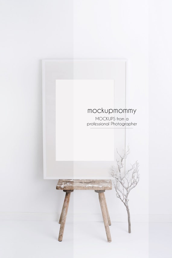 Mockup Christmas White Wall Style Interior Pure Simple Digital Photography Backdrop