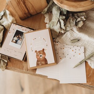 Geburtstag Gästebuch Geschenk Bär Gästekarten Instax Dekoration Boho Kindergeburtstag Bild 4