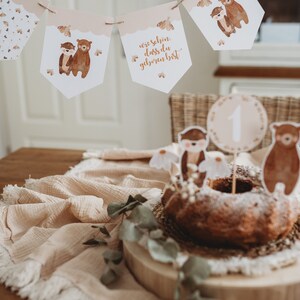 OFFSCH Baumwoll-Wimpelbanner | Dreieckige Flaggen-Girlande | Deko Für Geburtstag, Babyparty & Kinderzimmer