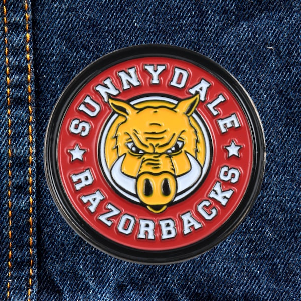 Sunnydale Razorbacks - Soft Enamel Lapel Pin, inspired by Buffy the Vampire Slayer