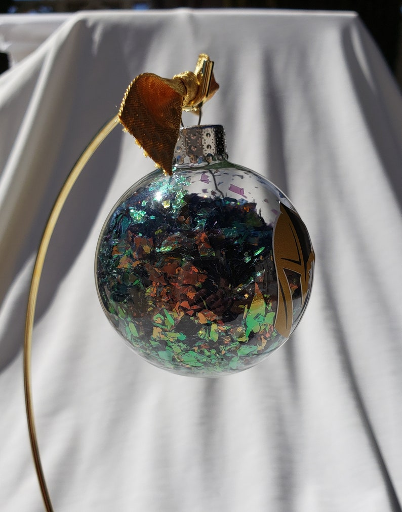 Vegas Golden Knights 60mm Glass Ball Ornament