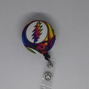 Handmade Grateful Dead Badge Reel