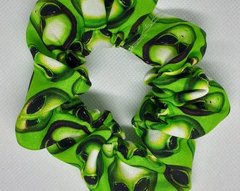 Handmade Alien Scrunchie