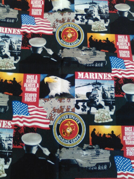 United States Marines Scrunchie