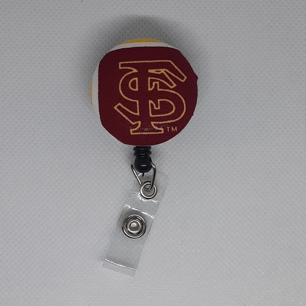 Handmade FSU Badge Reel