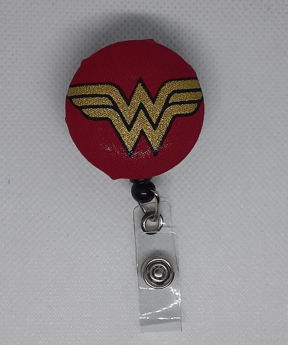 Handmade Wonder Woman Badge Reel