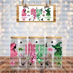UV DTF Wrap Wicked Decoration Stone  Libbey Cup Wall Decal Phone Case