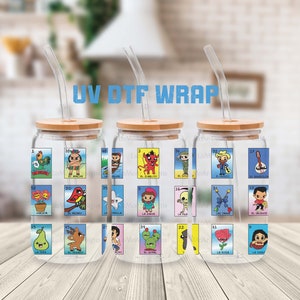 Loteria Mexicana #1 UVDTF Decoration Libbey Cup Wall Decal Phone Case