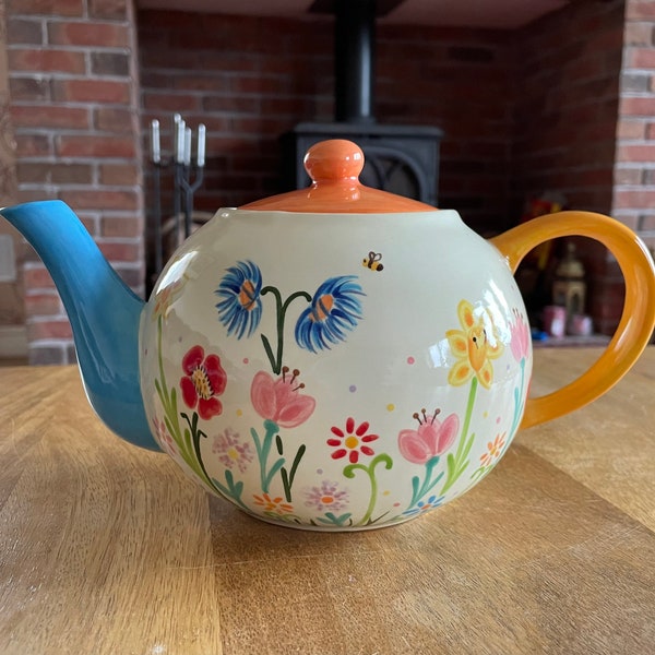 Hand Painted Teapots Etsy