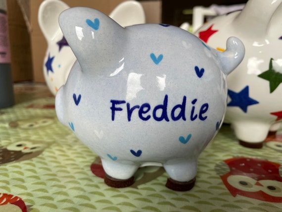 Personalised piggy bank discount