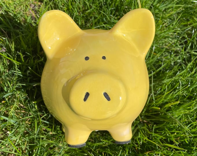 モアナと伝説の海 プアの貯金箱 ヴィンテージ ディズニー モアナのプア（豚）の陶器製貯金箱 - Etsy 日本